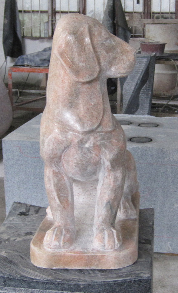 Stone Dog Statue